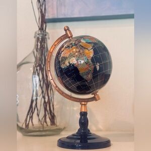 Lapis gemstone globe